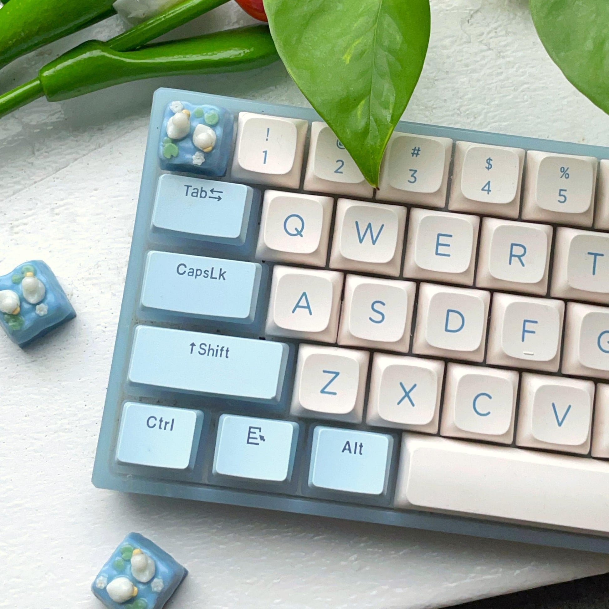 Duck pond Artisan Keycap | Mechanical Keyboard Cherry MX compatible