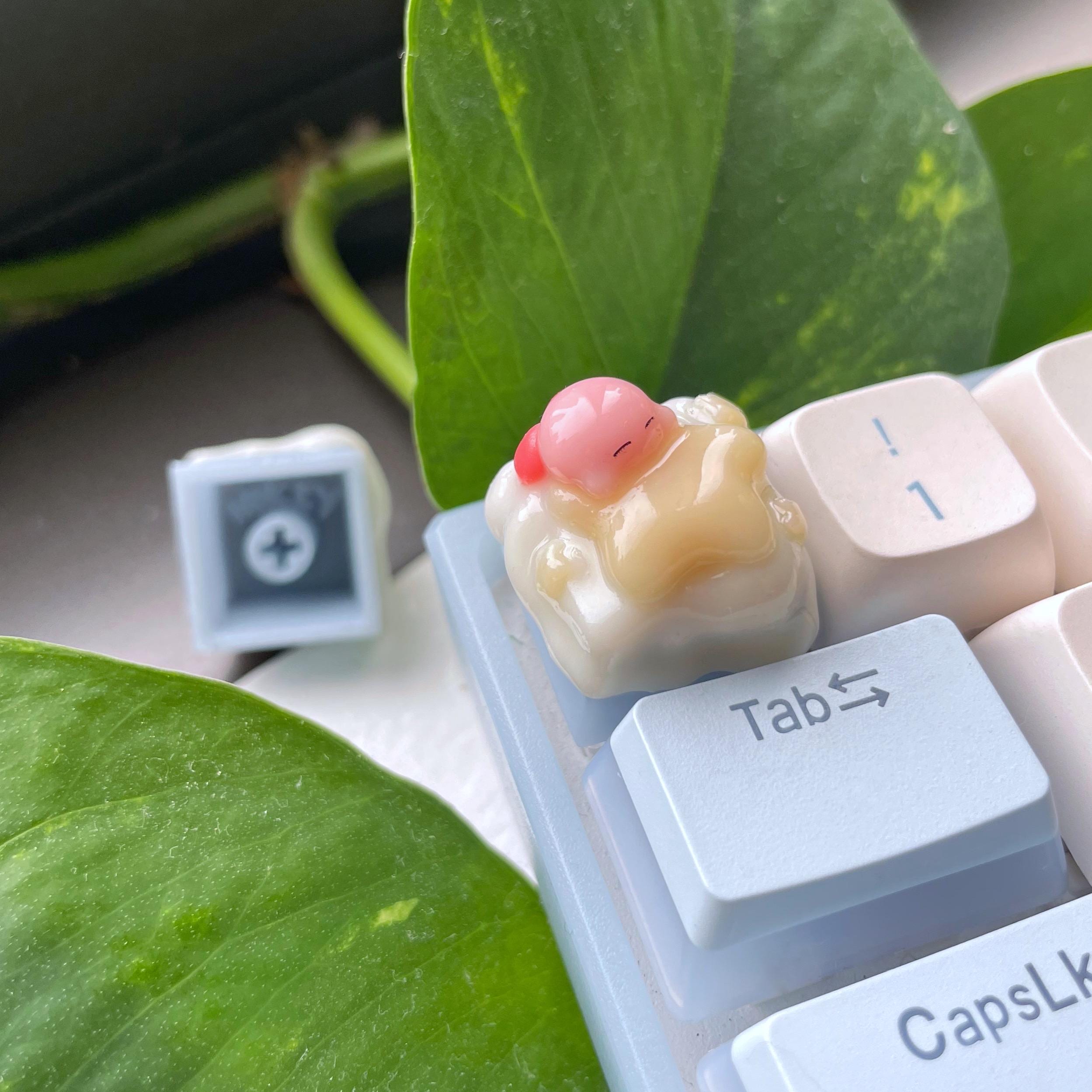 Cute Kirby Artisan Keycap | Mechanical Keyboard Cherry MX compatible