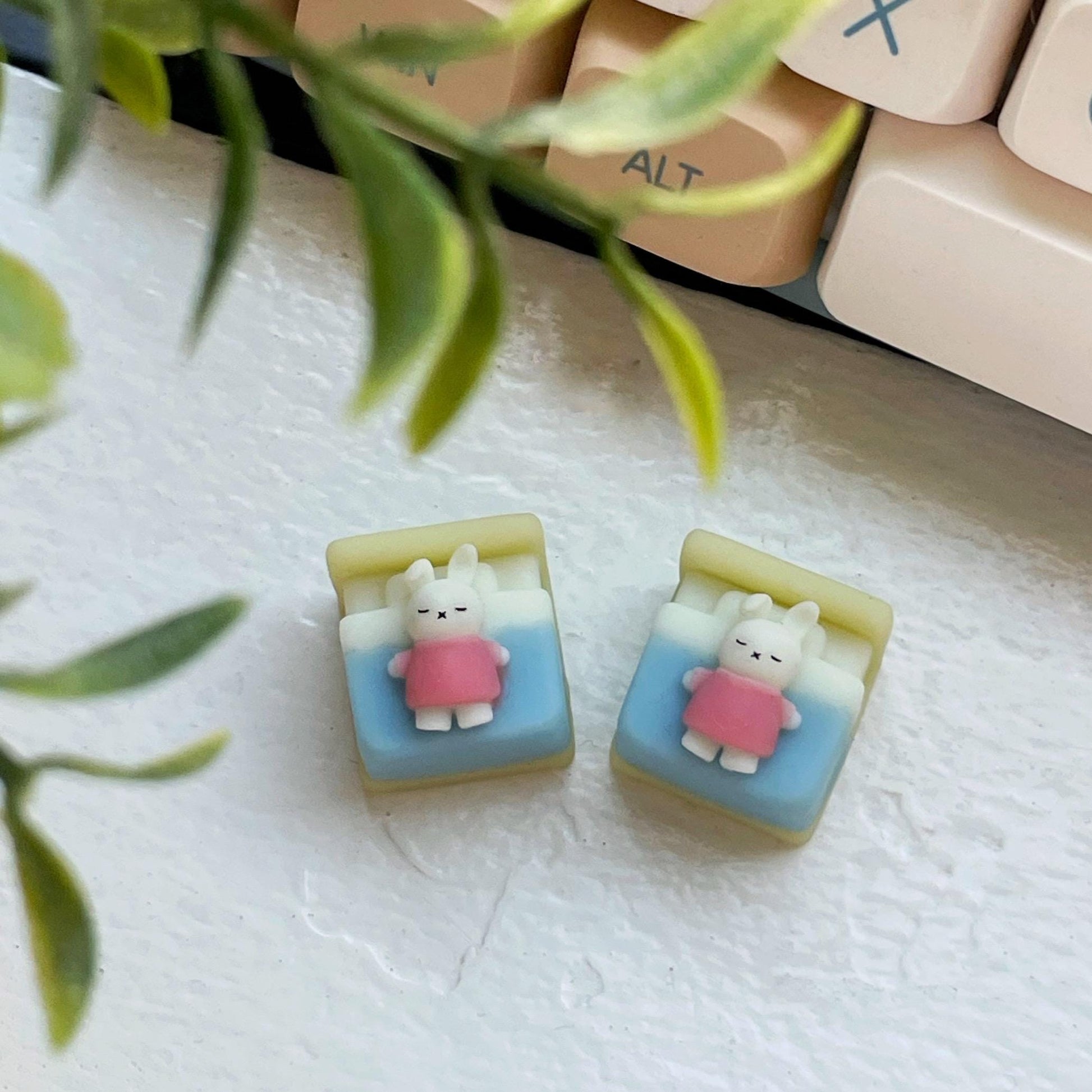 Miffy Keycap Handmade Artisan Keycap | Mechanical Keyboard Cherry MX compatible
