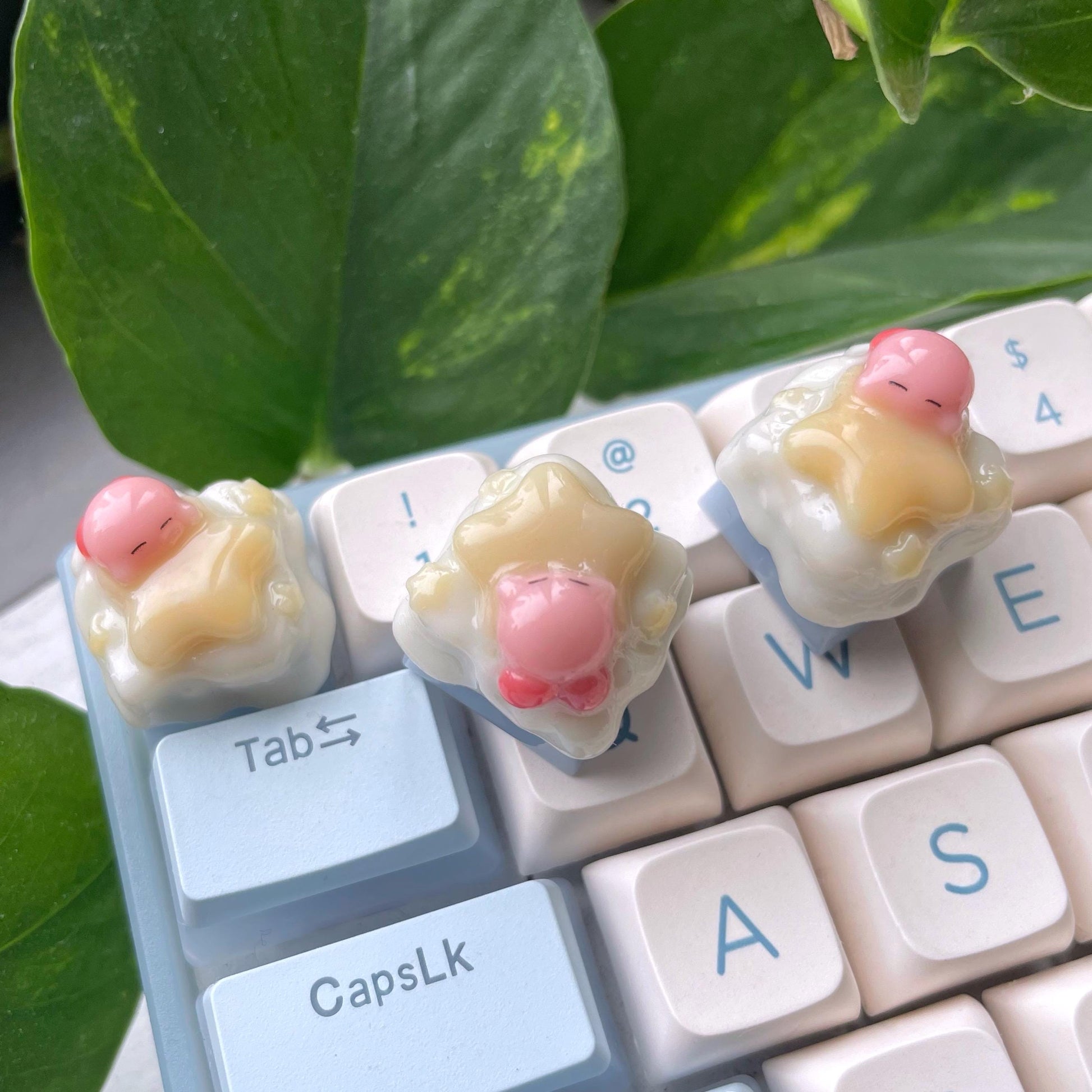 Cute Kirby Artisan Keycap | Mechanical Keyboard Cherry MX compatible