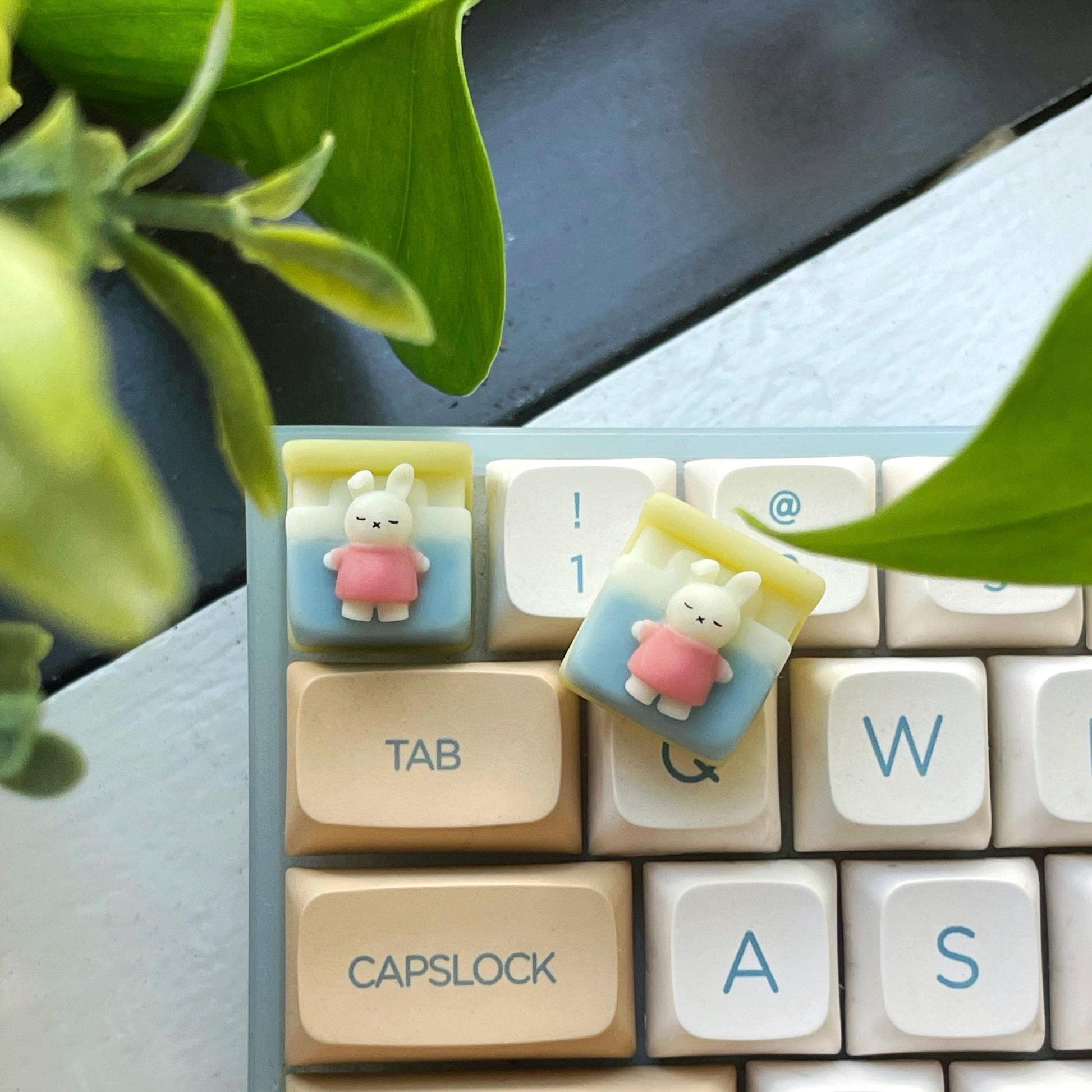 Miffy Keycap Handmade Artisan Keycap | Mechanical Keyboard Cherry MX compatible