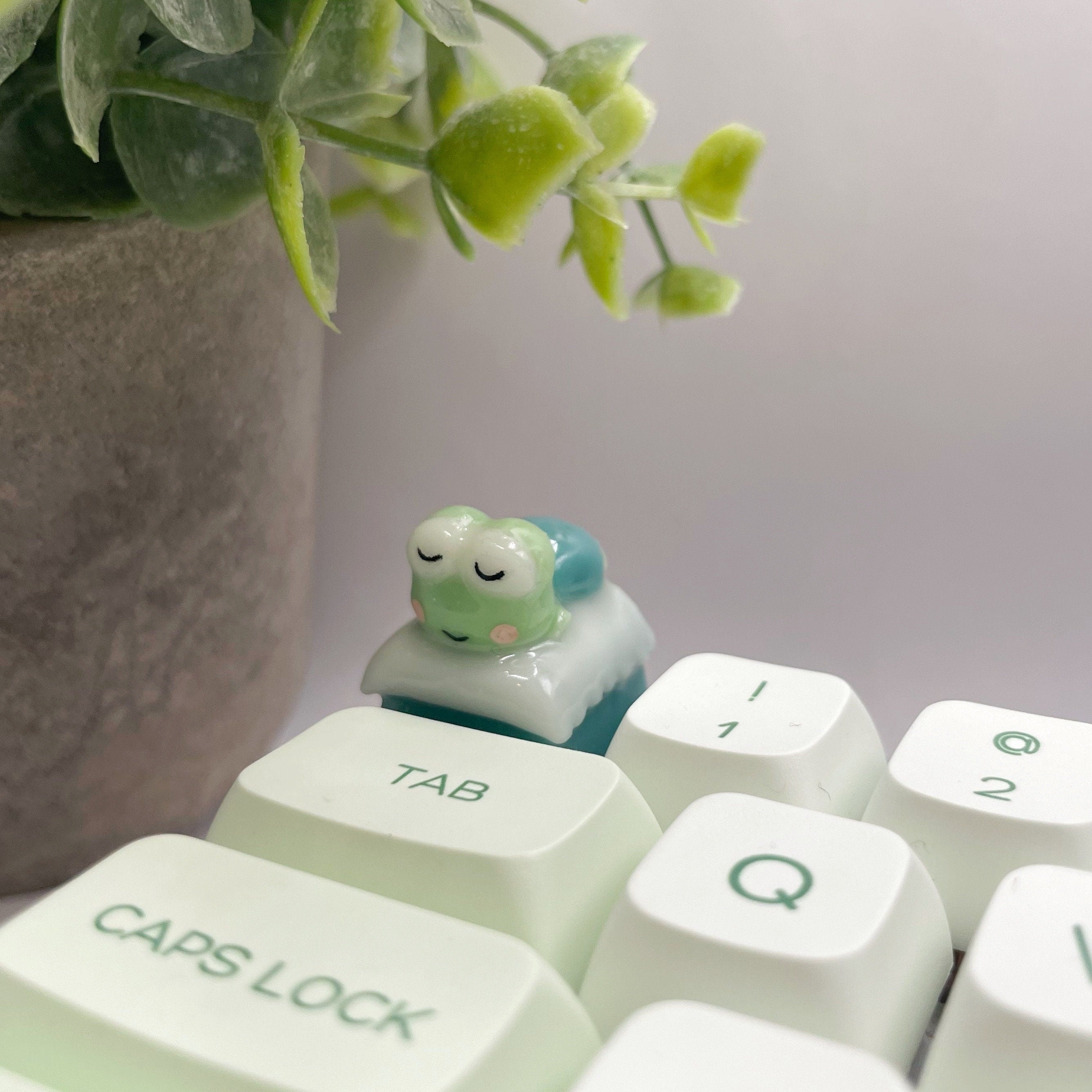 Sleepy Frog Artisan Keycap | Mechanical Keyboard MX compatible
