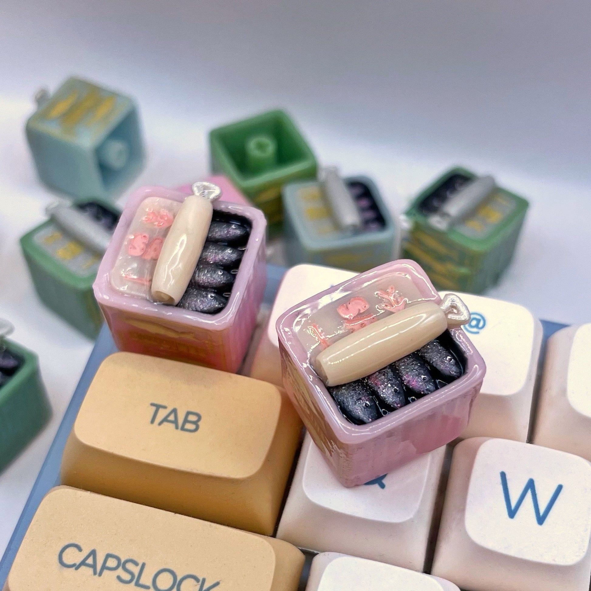 Sardine Tin Handmade Artisan Keycap | Mechanical Keyboard MX compatible
