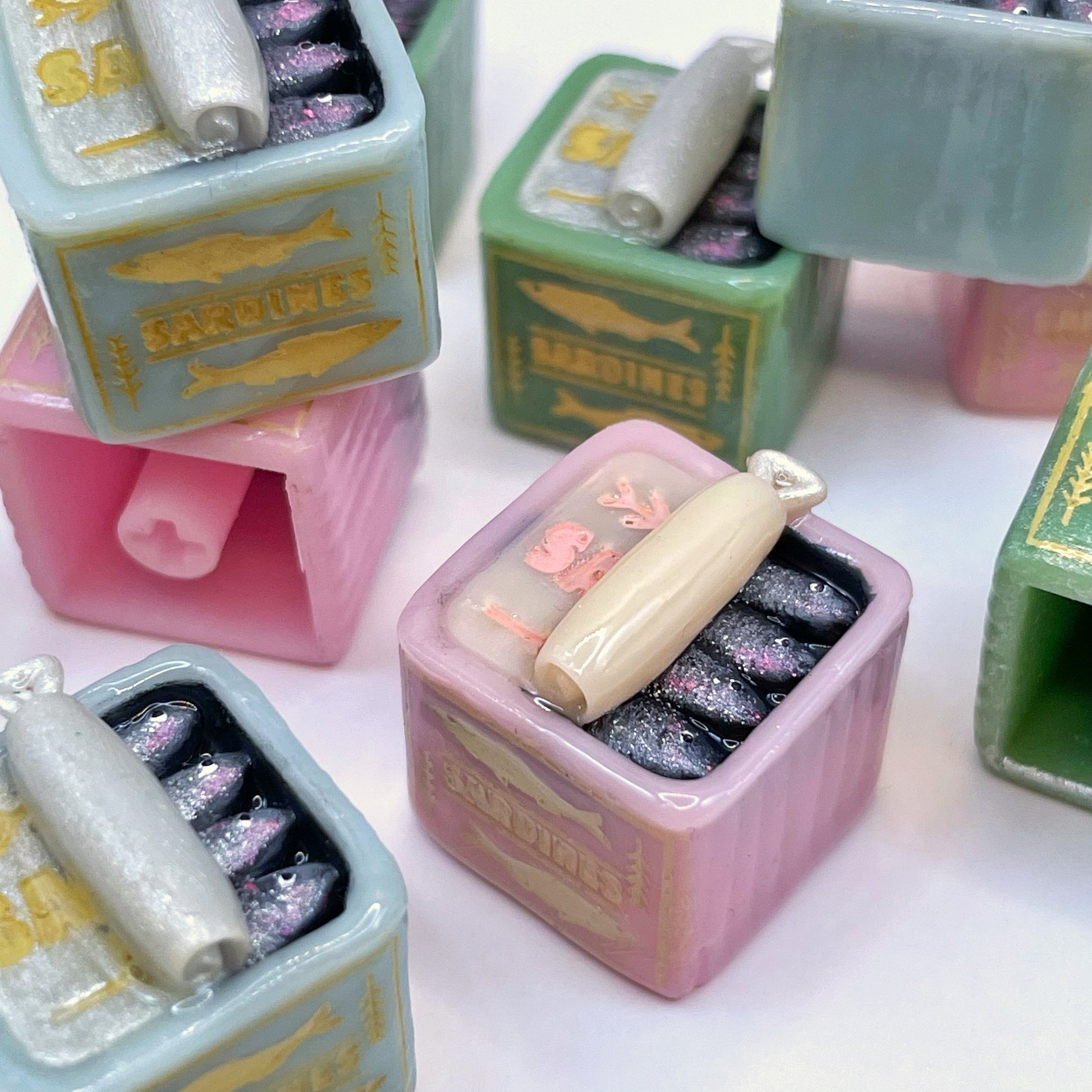 Sardine Tin Handmade Artisan Keycap | Mechanical Keyboard MX compatible